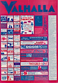 Valhalla Cinema poster February 1996