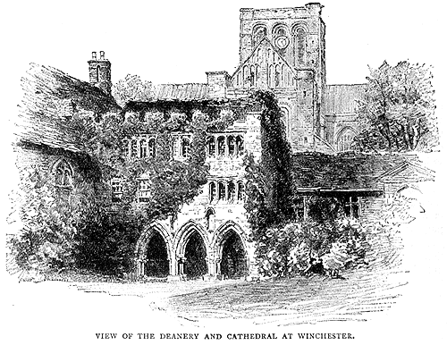 View of the Deanery, Winchester Cathedral